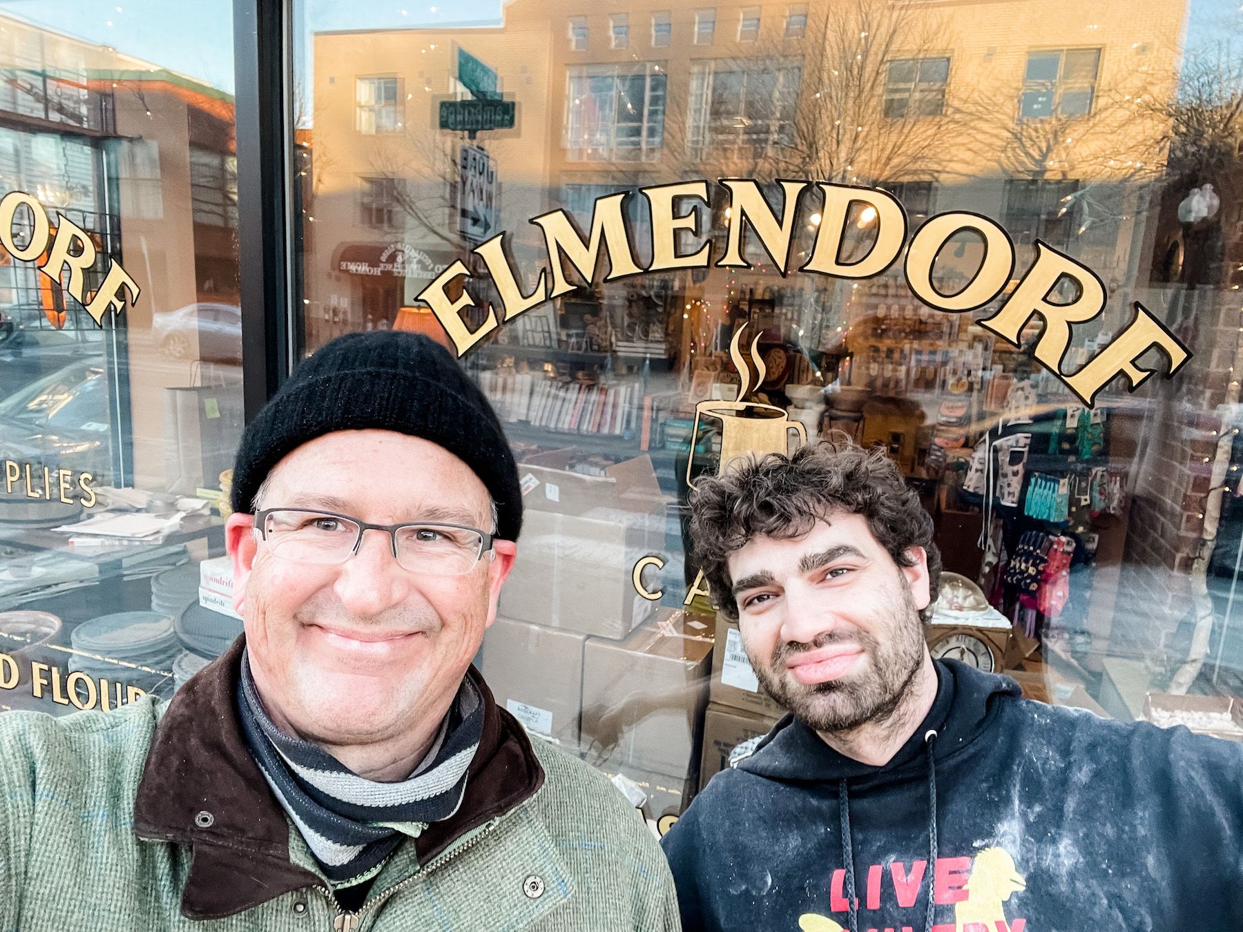 Meet me at Elmendorf Baking Supplies & Cafe in Cambridge